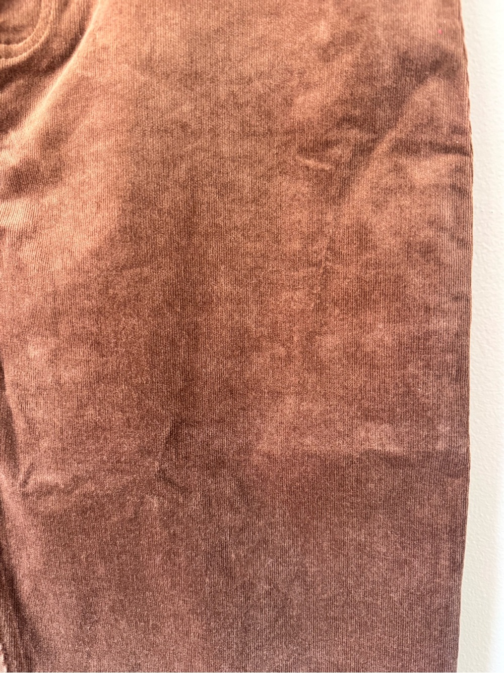 PAIGE Meadow Corduroy Midi Skirt Maple Brown Front Slit Size 6 NWT - Picture 5 of 9